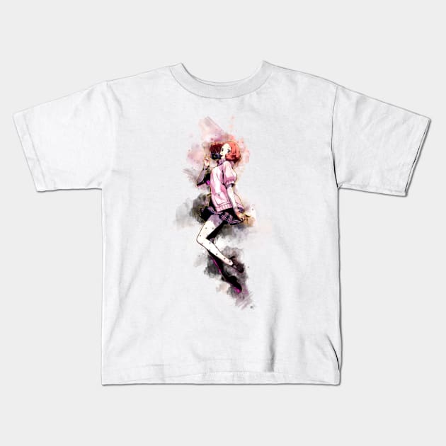 Persona 5 Royal - Haru (Watercolor) Kids T-Shirt by Stylizing4You